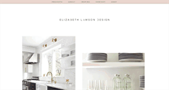 Desktop Screenshot of elizabethlawsondesign.com